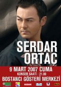 SERDAR ORTA KONSER, 9 MART CUMA BOSTANCI GSTER MERKEZNDE...