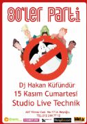 DJ HAKAN KFNDR LE 80?LER PARTS 15 KASIM GN STUDO LIVE TECHNK?TE