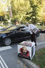 BLENT CENKC?DEN MOKAP?LI PROTESTO