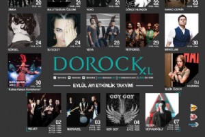 DOROCKXL’DA EYLL KONSERLER YNE OK HEYECANLI