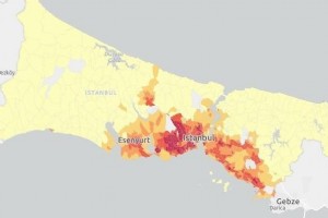 STANBUL’UN CORONA KIRILGANLIK HARTASI IKTI! BU MAHALLELERDE OTURANLAR BYK RSK ALTINDA