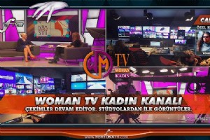 "TRKYE’NN TEK KADIN TELEVZYON KANALI"  WOMAN TV PAZARTES GN YAYINDA